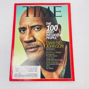 TIME Magazine April May 2019 The 100 Most Influential People Dwayne Johnson BTS
